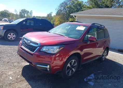 2018 Subaru Forester 2.5I Premium из США, поврежденный, VIN JF2SJAEC9JH608084